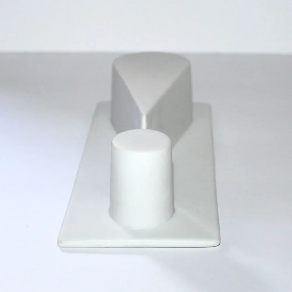 CB2 design Exclamation Vase wall pocket white ceramic modern fun